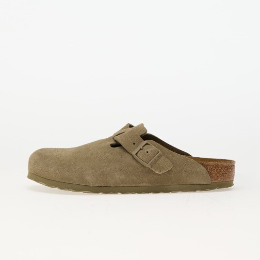Birkenstock Boston Suede Leather - Beige - 44