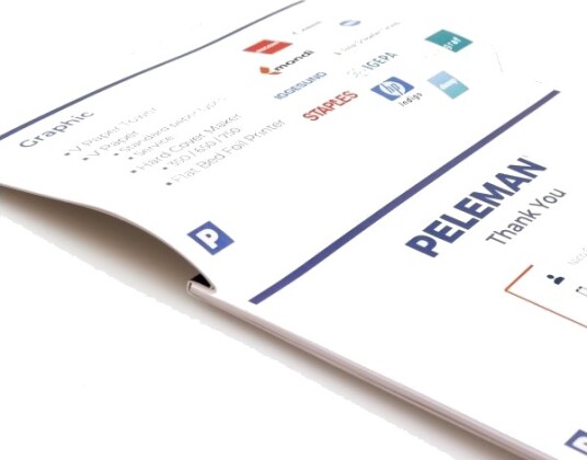 Peleman Indbindingsomslag A4p Blødt 41 60 Ark Hvid Soft Touch
