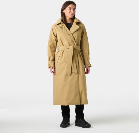 Helly Hansen Women’s Avenue Insulated Long Trench Coat Brun S