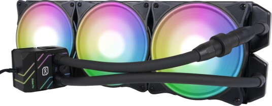Alphacool Pro Aurora 420 CPU AIO Kjøler 14 cm Svart/Hvit