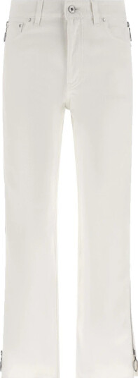 Rabanne Dame Jeans Hvit W27, Rabanne Dame Jeans Hvit W27,