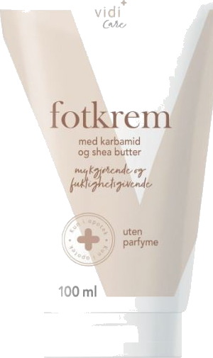 Vidi care fotkrem med karbamid 100 ml