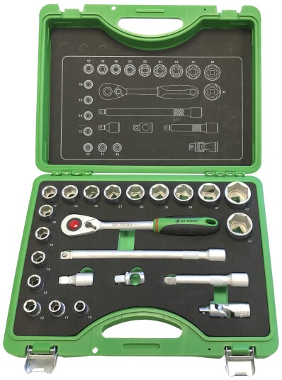 Djtools Pipenøkkelsett 1/2" 23 Deler Djtools Pipenøkkelsett 1/2" 23 Deler