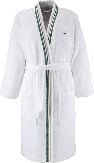 Lacoste Home Lscore Bath Robe BLANC M