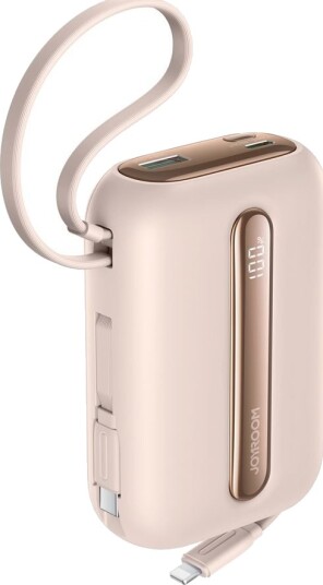 Joyroom JR-L012 Ultra 45W Powerbank 20000mAh med doble kabler Aprikos