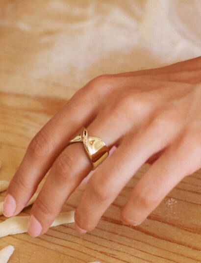 Edblad Nuvole Ring - Gold - L/18.5MM