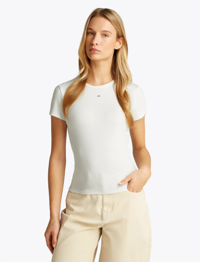 Tommy Jeans Tjw 2Pack Slim Essential Rib Ss - Multi/patterned - XS Tommy Jeans Tjw 2Pack Slim Essential Rib Ss - Multi/patterned - XS