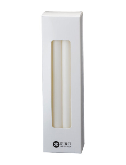 Kunstindustrien Italian Church Candles, 1,3 Cm X 18 Cm, 12 Pce. - White - H18CM