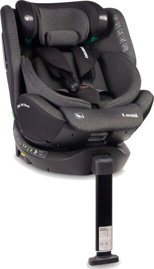 Caretero Lumi I-Size Bilstol Isofix 40-150cm Maks 36kg Mørkegrå Caretero Lumi I-Size Bilstol Isofix 40-150cm Maks 36kg Mørkegrå