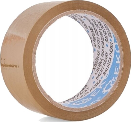Geko Pakketeip Klebende 48 Mm X 50 M – Brun 6/120 Geko Pakketeip Klebende 48 Mm X 50 M – Brun 6/120