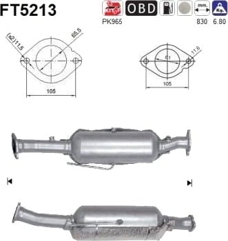 AS FT5213 Partikkelfilter