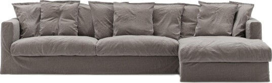 Decotique Le Grand Air 3 seters Sofa Divan Høyre Røkt Granitt