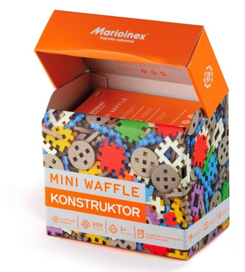 Marioinex Mini Waffle Konstruktor Byggeklosser 300 stk