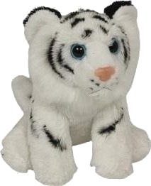 Dubi Tiger Hvit Sittende 14 Cm