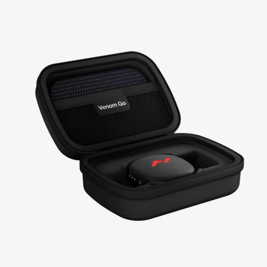 Hyperice Venom Go. Massasjeterapi med varme og vibrasjon. Med 9 forskjellige innstillinger for både varme og vibrasjon.