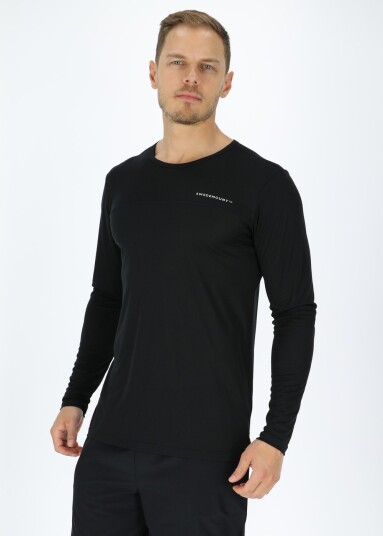 Swedemount Ultra Light Ls Tee Ii Black M Løpetrøyer