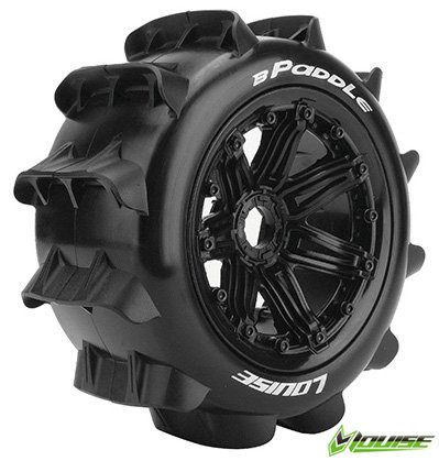 LouiseRC 3280B Tires & Wheels B-PADDLE LS Buggy Rear 24mm Hex
