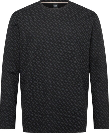 BOSS Waffleaop Ls Shirt BLACK L