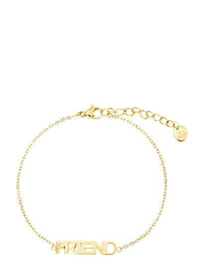 BY JOLIMA Friends Bracelet Guld One Size 15 cm BY JOLIMA Friends Bracelet Guld One Size 15 cm