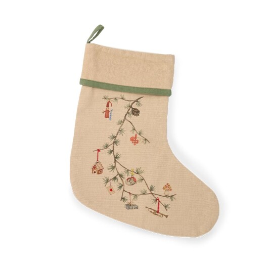 Kähler Hammershøi Christmas julesokk 46 cm sand Kähler Hammershøi Christmas julesokk 46 cm sand