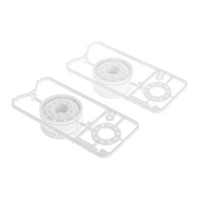 Tamiya 56543 Hex Hub Wheels 30mm White 2