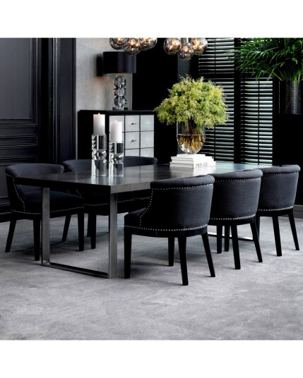 Borghese spisebord charcoal oak