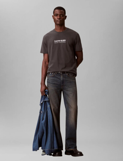 Calvin Klein Ss 20S Whsl Sp Cklein Ny Graphic   Khaki green   M