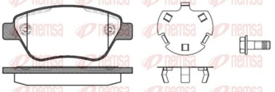 Bremseklosser REMSA 0858.30