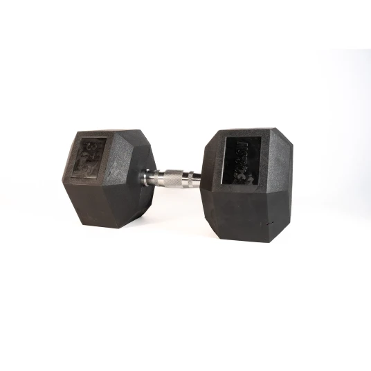 SQ&SN Hexagon Manual (37,5 kg) med forkrommet grep. Utstyr til crossfit trening, styrketrening og funksjonell trening