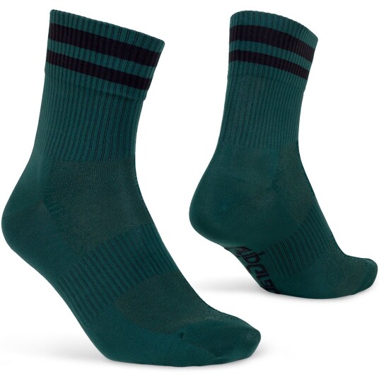 Gripgrab Original Stripes Crew Socks Green S (38-41)