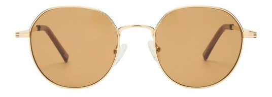 Le Specs Odyssey Gold With Light Brown Mono Lens
