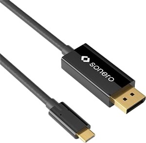 Sonero X-Ucc020, 1 M, Displayport, Usb Type-C, Hankjønn, Hankjønn, Rett