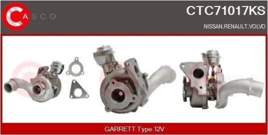 Turbolader CASCO CTC71017KS Turbolader CASCO CTC71017KS