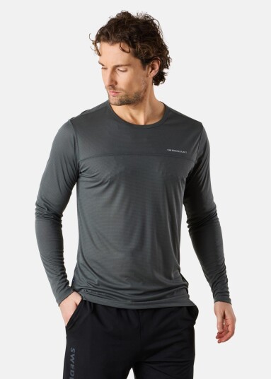 Swedemount Ultra Light Ls Tee Ii Dusty Green L Løpetrøyer Swedemount Ultra Light Ls Tee Ii Dusty Green L Løpetrøyer