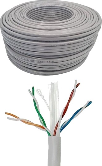 Netrack Cat6 UTP 50m grå LAN GY6U 50 Netrack Cat6 UTP 50m grå LAN GY6U 50