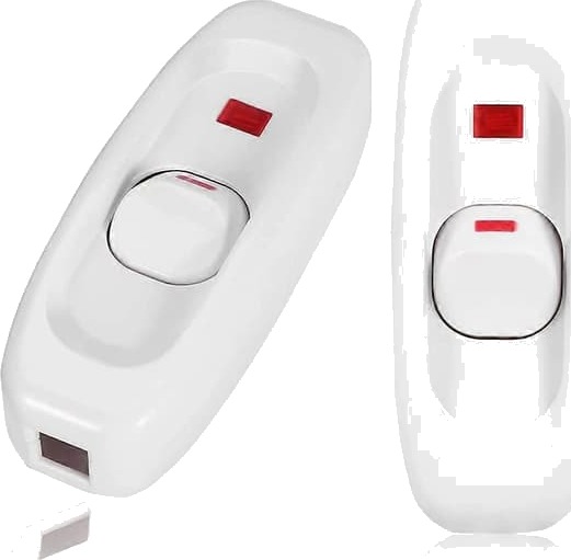 Ledningsbryter Med Vippe På/Av 10a 250v 2 Stk