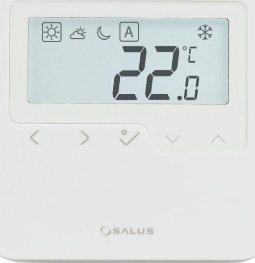 Salus Trådløs Innfelt Digital Termostat Zigbee – Døgnovervåkning 2Xaa Hvit