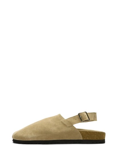 Selected Slhbastian Suede Mule - Black - 42