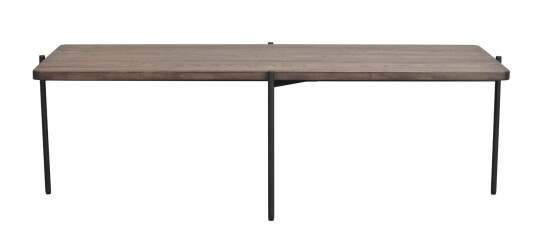 Rowico Home Shelton salongbord Brun aske/svart metall 145 x 60 cm Brun