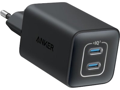 Anker 523 Nano 3 47W USB-C Lader Svart med IQ 3.0 Anker 523 Nano 3 47W USB-C Lader Svart med IQ 3.0
