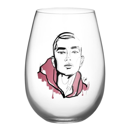 Kosta Boda  All about you close to him tumblerglass 57 cl soft pink