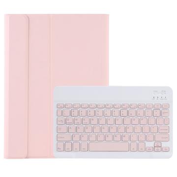 Samsung Galaxy Tab S10 FE/S9 FE Etui med Bluetooth-tastatur Rosa
