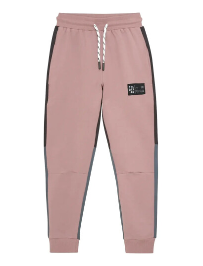 Color Kids Sweat Pants Colorblock Pink 128