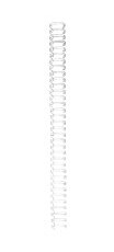 Spiralryg Wire Pavo Hvid 6,4 Mm Pakke A 100 Stk.