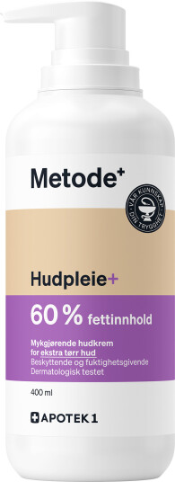 Metode mykgjørende krem 60 % 400 ml