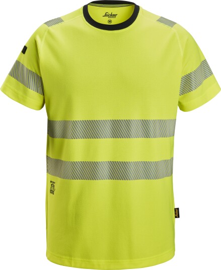 Snickers 2539 T-skjorte, HiVis kl.2 Mann, Str. 4XL, HiVis Gul Snickers 2539 T-skjorte, HiVis kl.2 Mann, Str. 4XL, HiVis Gul
