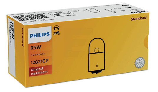 Philips pære R5W Parkeringslys bak 10 pakning