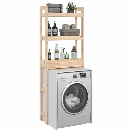 vidaXL Baderomshylle 63x26x171 cm heltre furu vidaXL Baderomshylle 63x26x171 cm heltre furu