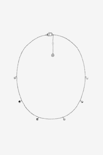 Edblad Halskjede Dice Necklace Steel Sølv
