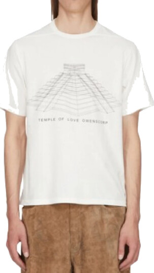 Rick Owens Herre Topper Hvit M,
